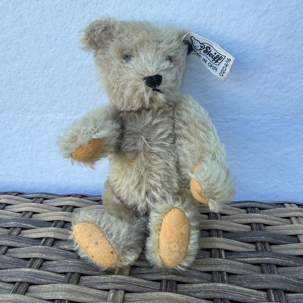 Vintage 1982 Steiff Teddy Bear 0204/16 Ltd Ed Tea Party West Germany Mohair
